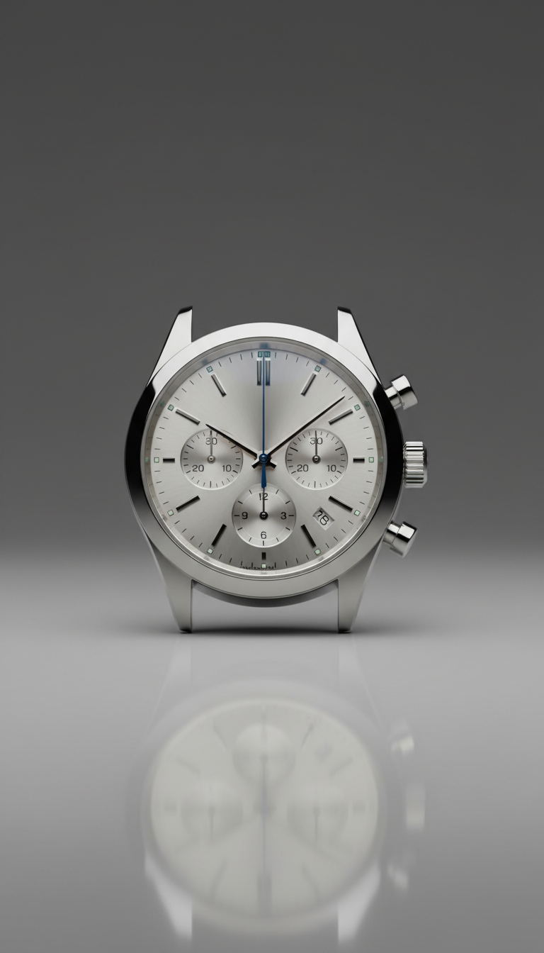 Platinum Swiss Chronograph Timepiece