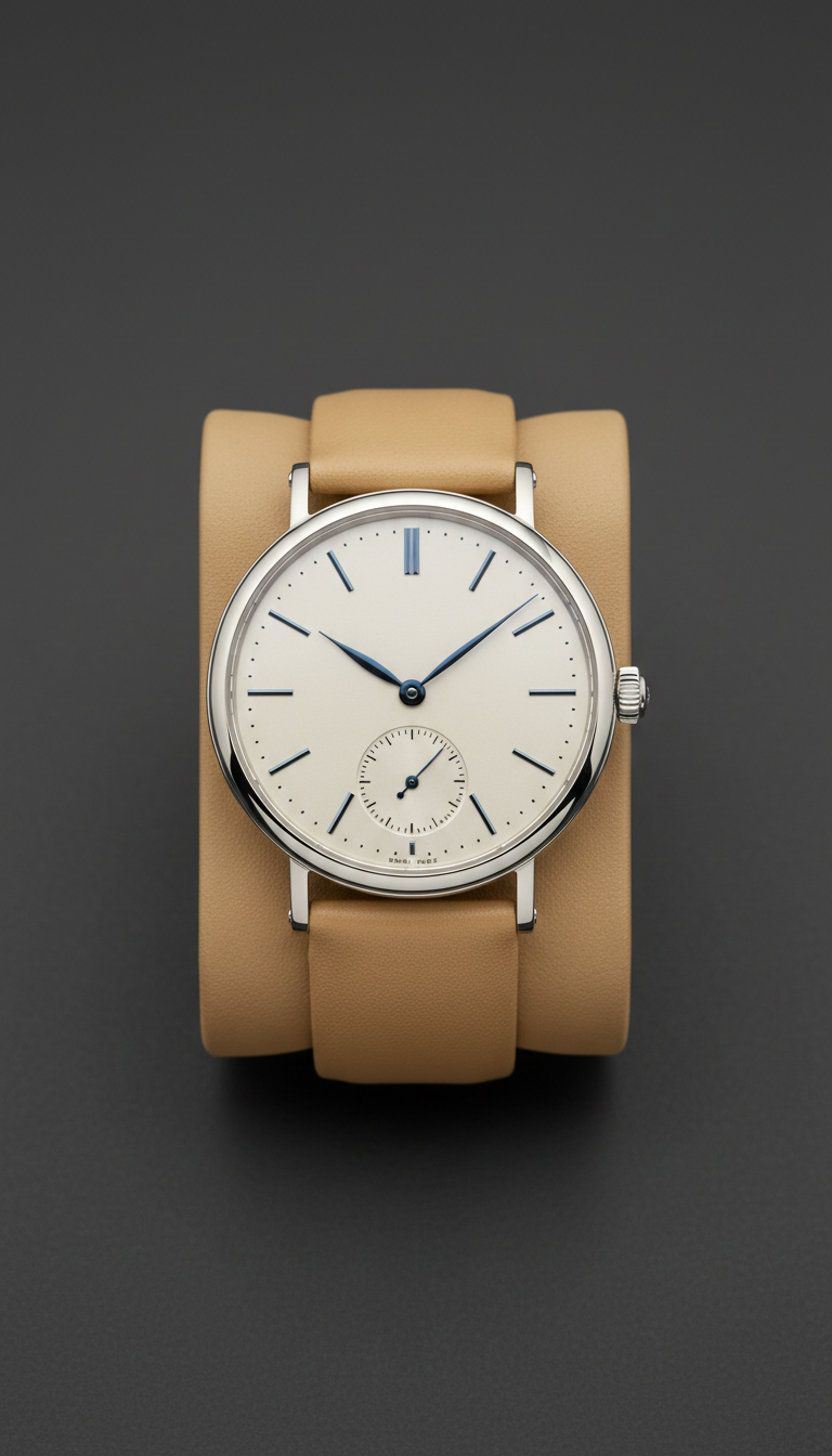 Stainless steel chronograph with midnight dial
