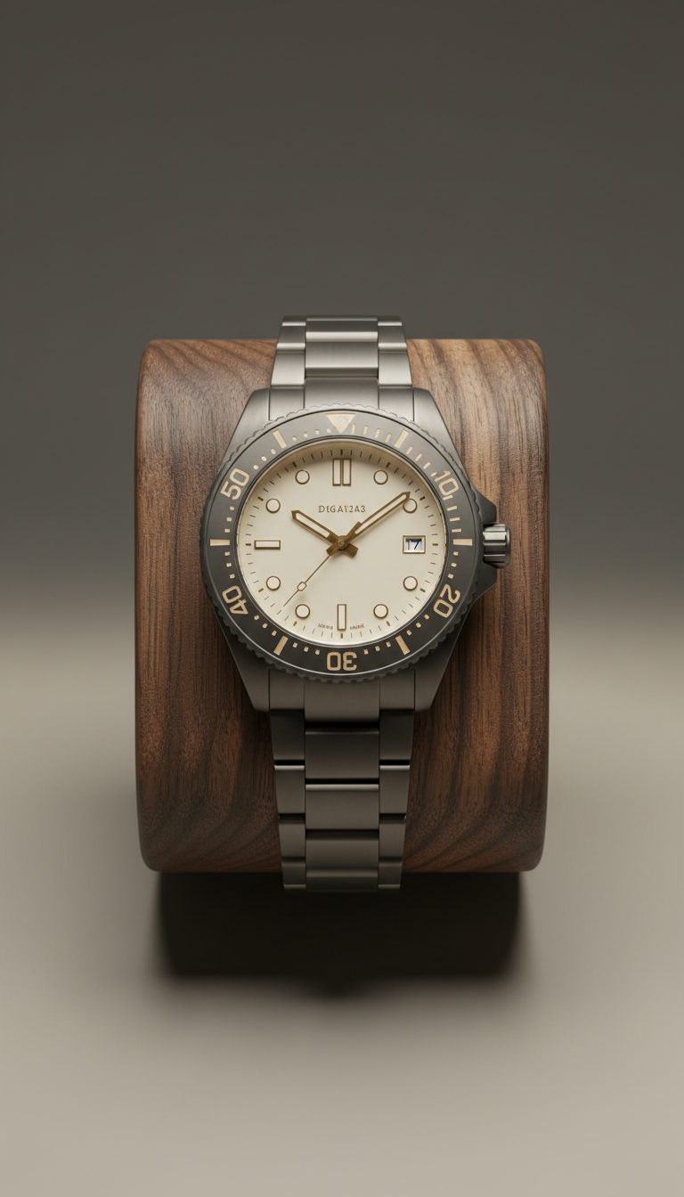 Rose gold ladies' watch with mother-of-pearl dial